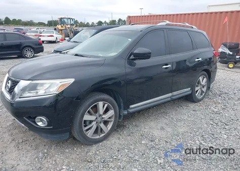 2014 Nissan Pathfinder Platinum from USA, damaged, VIN 5N1AR2MN5EC632764